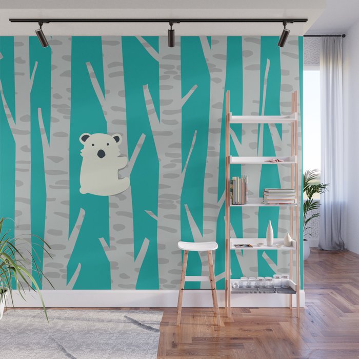 Lonesome Koala Wall Mural Gallery Image 1