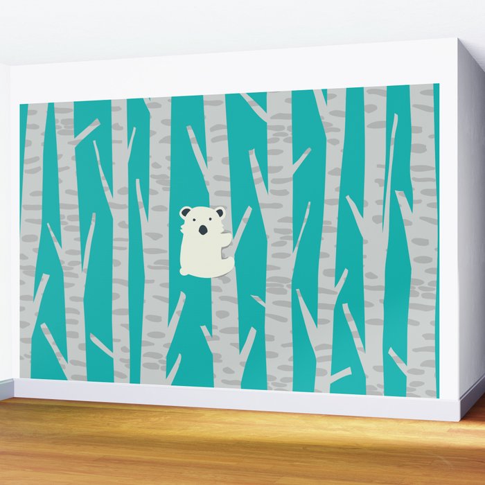 Lonesome Koala Wall Mural Gallery Image 2