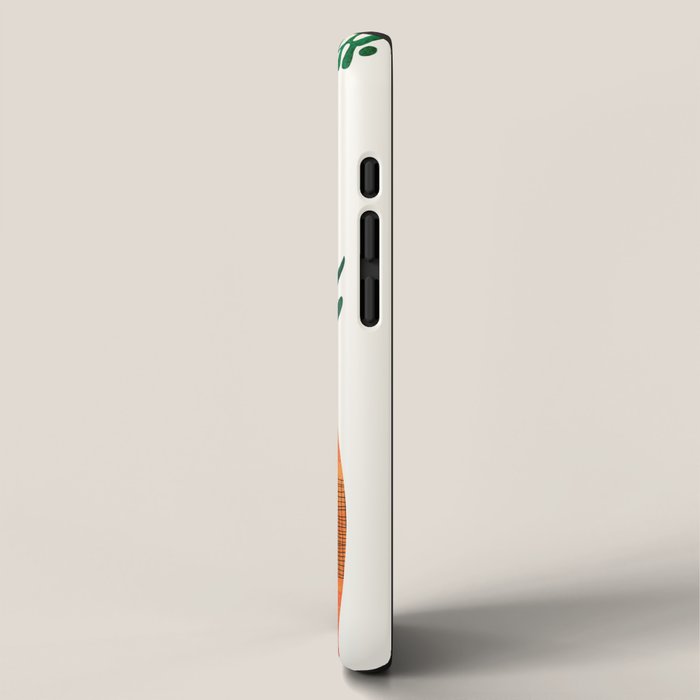Bamboo and Fern Botanical Illustration iPhone Case Gallery Image 2