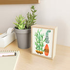 Bamboo and Fern Botanical Illustration Mini Art Print Gallery Image 2