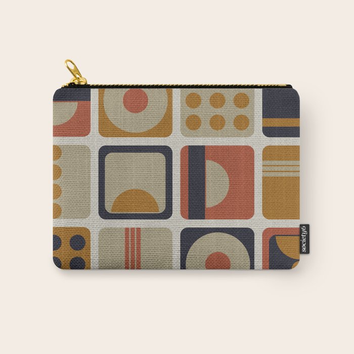 Retro Shapes Carry All Pouch Gallery Image 1
