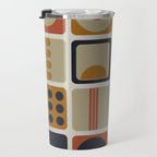 Retro Shapes Travel Mug Gallery Image 3