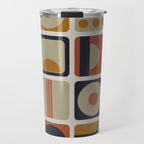 Retro Shapes Travel Mug Gallery Image 1