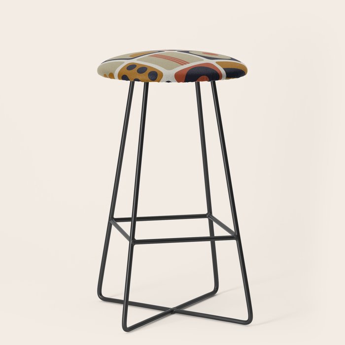 Retro Shapes Stool Gallery Image 1