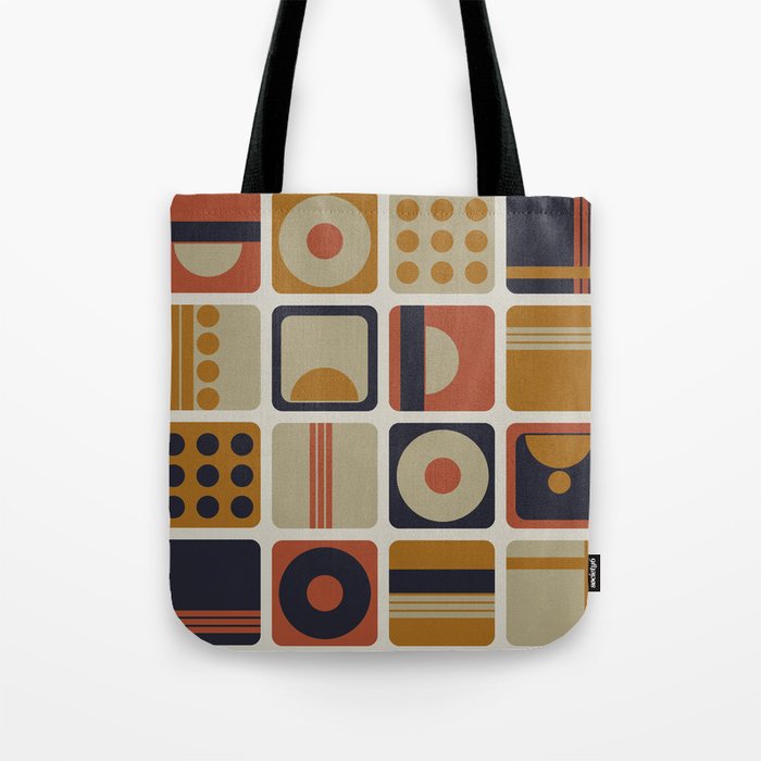 Retro Shapes Tote Bag Gallery Image 1