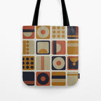 Retro Shapes Tote Bag Gallery Image 1