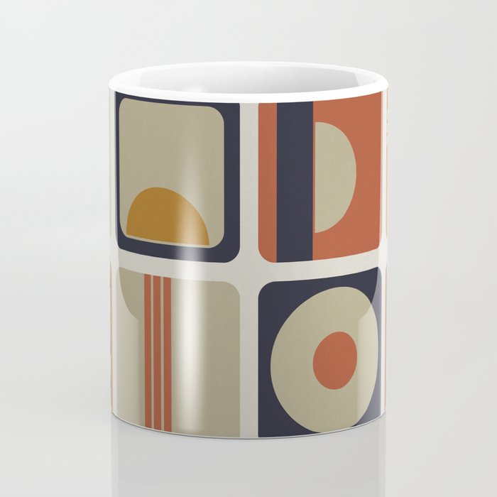 Retro Shapes Coffee Mug Gallery Image 4