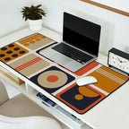 Retro Shapes Desk Mat Gallery Image 2