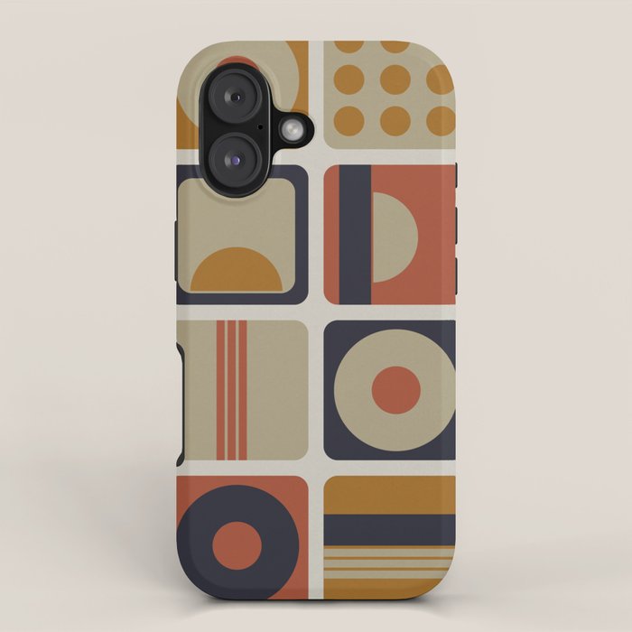 Retro Shapes iPhone Case Gallery Image 1