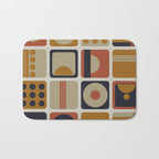 Retro Shapes Bath Mat Gallery Image 1