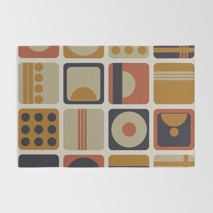 Retro Shapes Rug Gallery Image 2