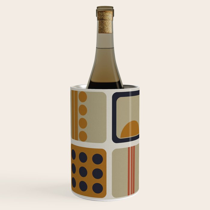 Retro Shapes Wine Chiller Gallery Image 2