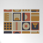 Retro Shapes Welcome Mat Gallery Image 1
