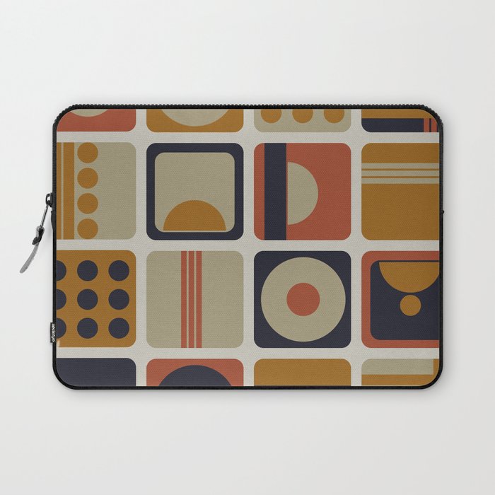 Retro Shapes Laptop Sleeve Gallery Image 1