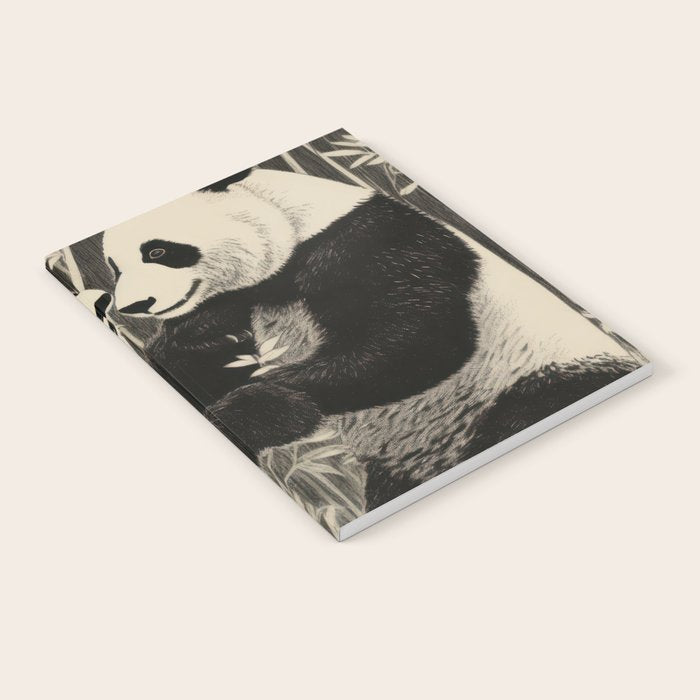 Bamboo Panda Dancing Pair Notebook Gallery Image 1