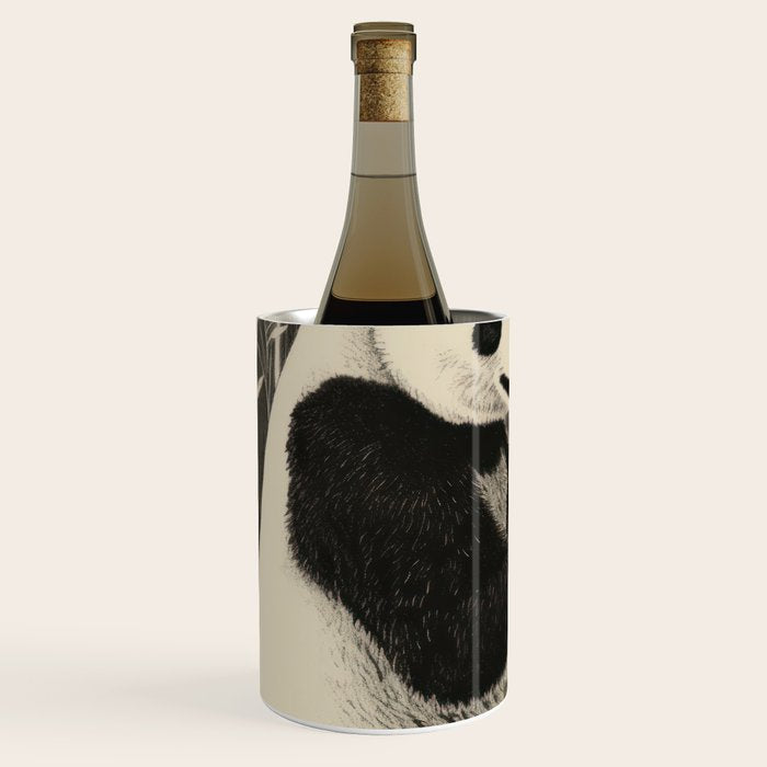 Bamboo Panda Dancing Pair Wine Chiller Gallery Image 2