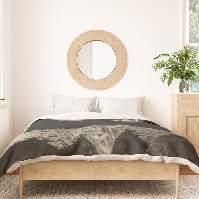 Bamboo Panda Dancing Pair Duvet Cover Gallery Image 3