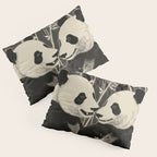 Bamboo Panda Dancing Pair Pillow Sham Gallery Image 3