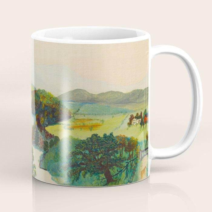 Anna Mary Robertson 'Grandma' Moses Upper Cambridge Valley American Folk Art Coffee Mug Gallery Image 1