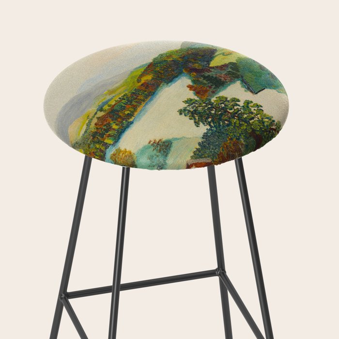 Anna Mary Robertson 'Grandma' Moses Upper Cambridge Valley American Folk Art Stool Gallery Image 2