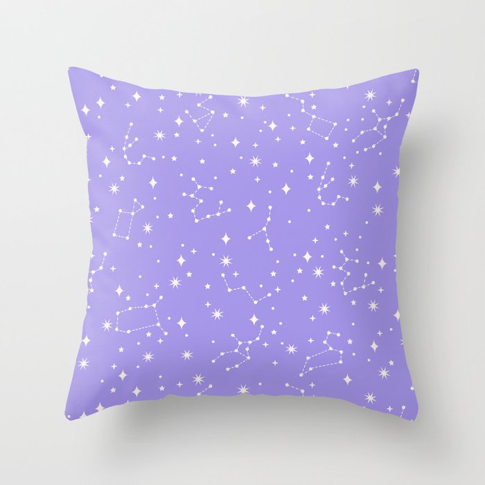 Purple Constellations Throw Pillow Gallery Image 6