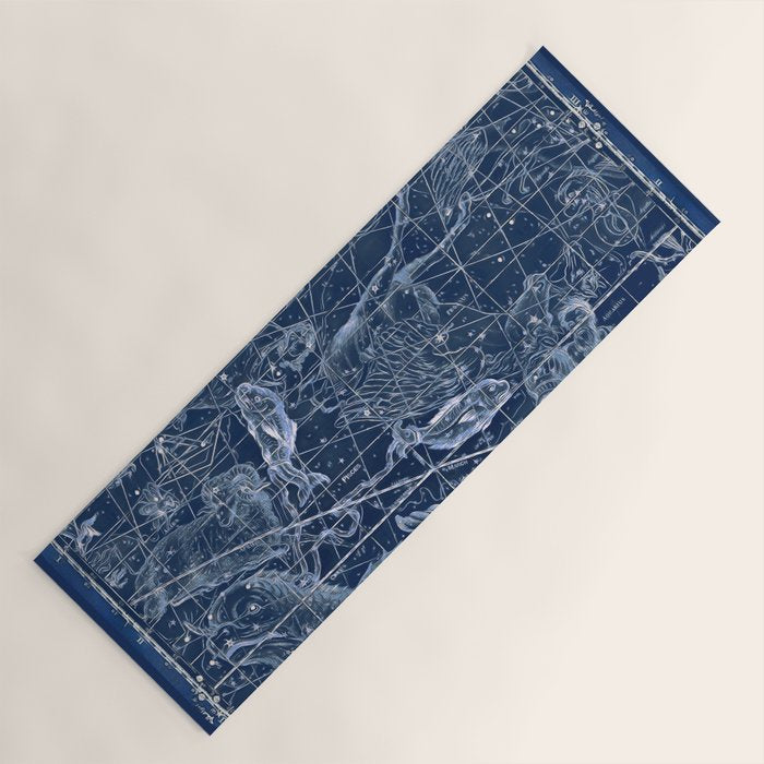 Pisces sky star map Yoga Mat Gallery Image 1