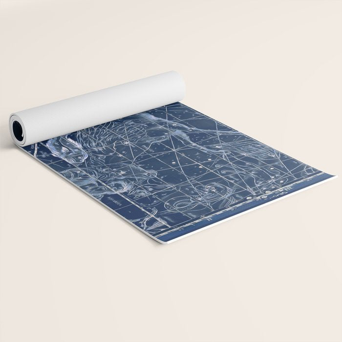 Pisces sky star map Yoga Mat Gallery Image 2