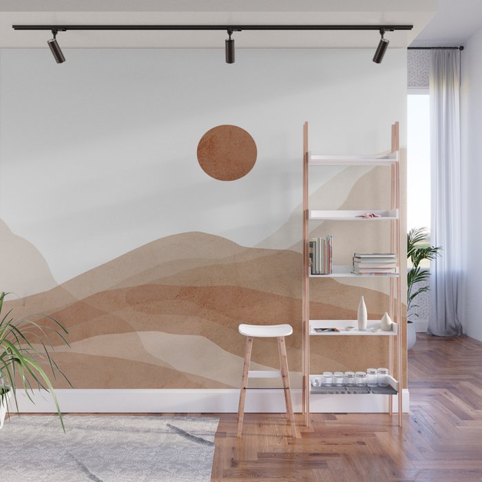 Desert Landscape II Wall Mural Gallery Image 1