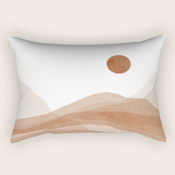 Desert Landscape II Rectangular Pillow Gallery Image 2