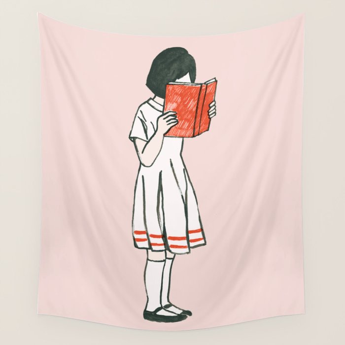 Avid reader Wall Tapestry Gallery Image 4