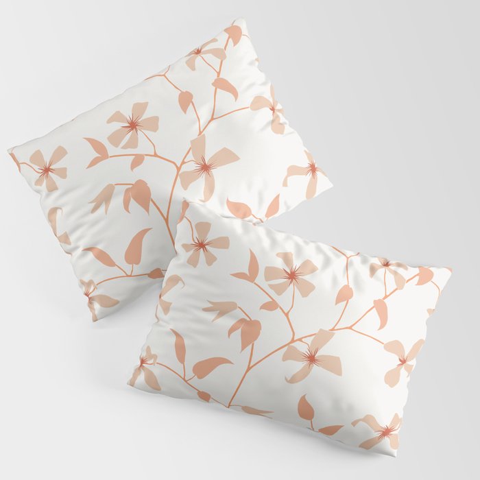 Floral Clematis Vine Pillow Sham Gallery Image 1