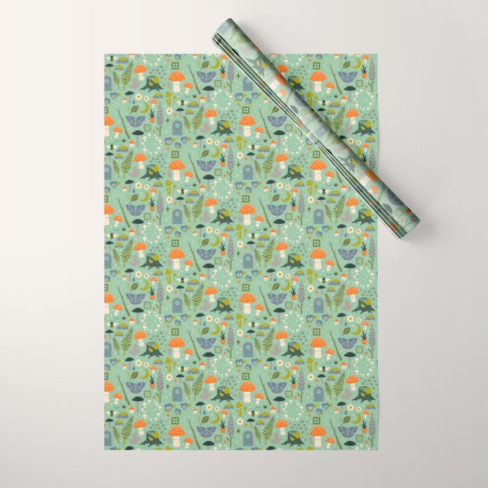 Fairy Garden Wrapping Paper Gallery Image 1