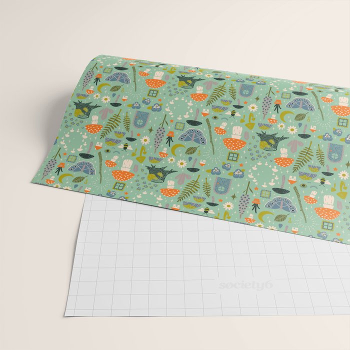 Fairy Garden Wrapping Paper Gallery Image 2