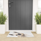 Sneaky Llama White Welcome Mat Gallery Image 3