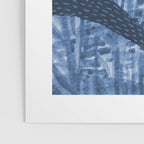 Daisies in Country Field Painting in Navy Blue Poster Gallery Image 3