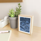 Daisies in Country Field Painting in Navy Blue Mini Art Print Gallery Image 2