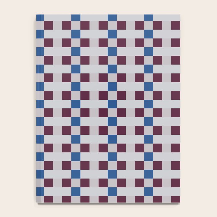 Gingham checker seamless pattern Notebook Gallery Image 4