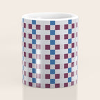 Gingham checker seamless pattern Coffee Mug Gallery Image 4