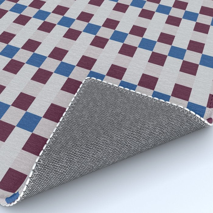 Gingham checker seamless pattern Rug Gallery Image 4