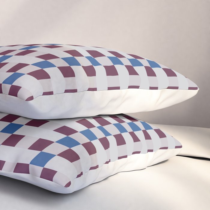 Gingham checker seamless pattern Pillow Sham Gallery Image 3
