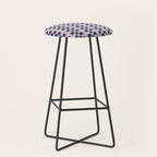 Gingham checker seamless pattern Stool Gallery Image 1