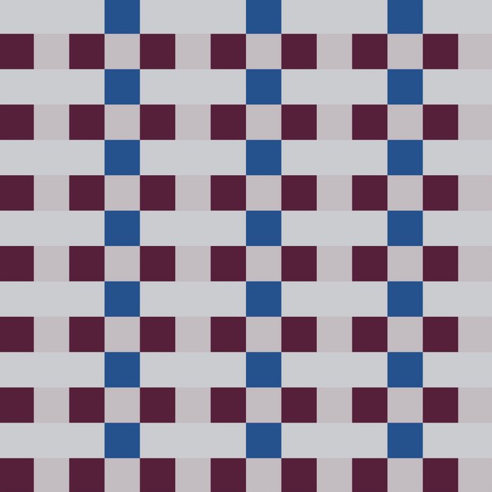 Gingham checker seamless pattern Coffee Mug Gallery Image 2