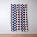 Gingham checker seamless pattern Window Curtain Gallery Image 3