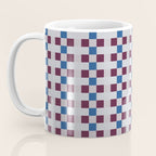 Gingham checker seamless pattern Coffee Mug Gallery Image 3