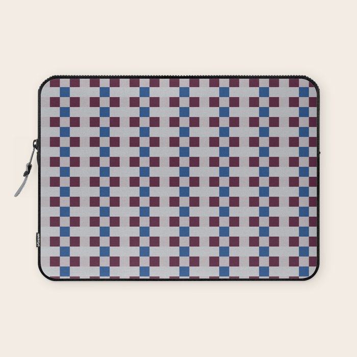 Gingham checker seamless pattern Laptop Sleeve