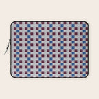 Gingham checker seamless pattern Laptop Sleeve Gallery Image 1