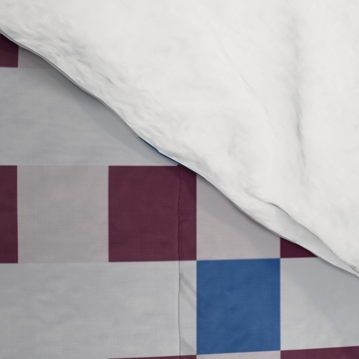 Gingham checker seamless pattern Comforter Gallery Image 4