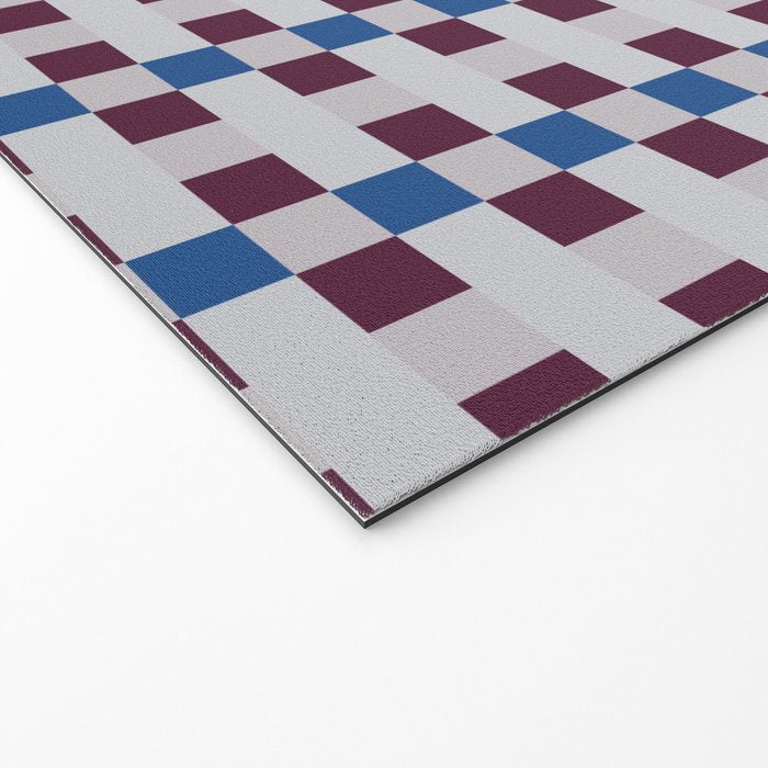 Gingham checker seamless pattern Welcome Mat Gallery Image 2