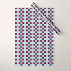 Gingham checker seamless pattern Wrapping Paper Gallery Image 1