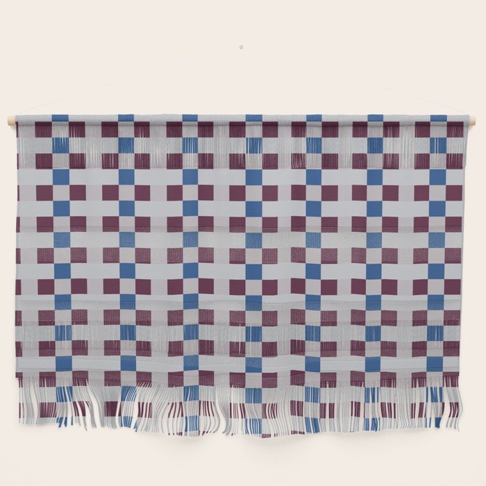 Gingham checker seamless pattern Wall Hanging Gallery Image 1